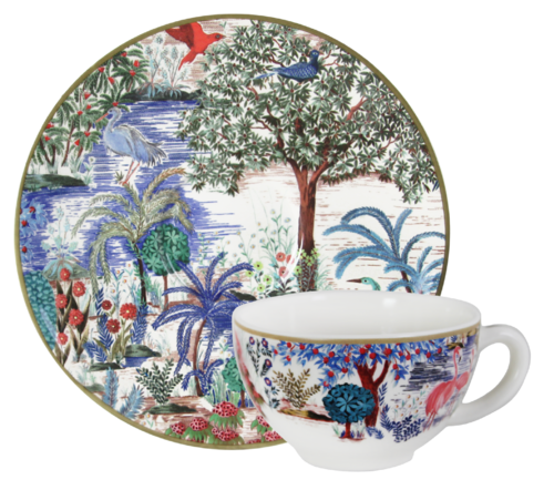 Coffret de 2 Tasses & Soucoupe Déjeuner Jardin Du Palais