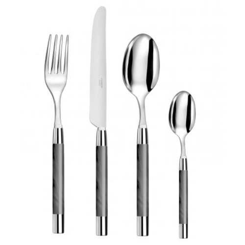 Coffret de 24 pièces Conty nacré gris clair