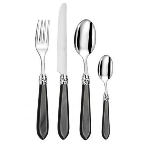 Coffret de 24 pièces Diana nacré noir