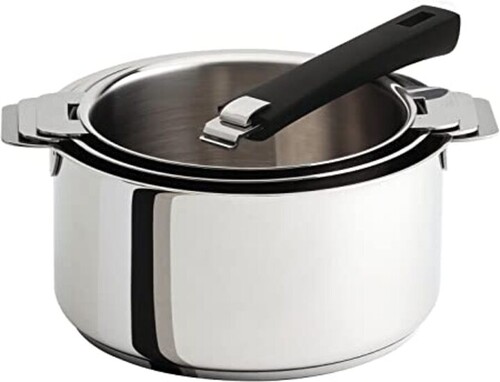 Coffret de 3 casseroles 14 à 20 cm avec 1 poignée Noire