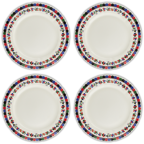 Coffret de 4 assiettes extra m chance folle