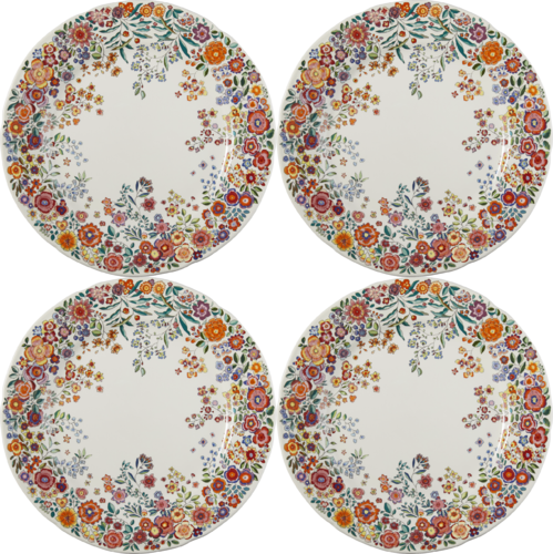 Coffret de 4 Assiettes Extra Po&eacute;sie