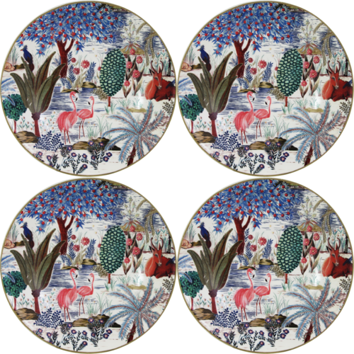 Coffret de 4 Assiettes Gourmandes Jardin Du Palais