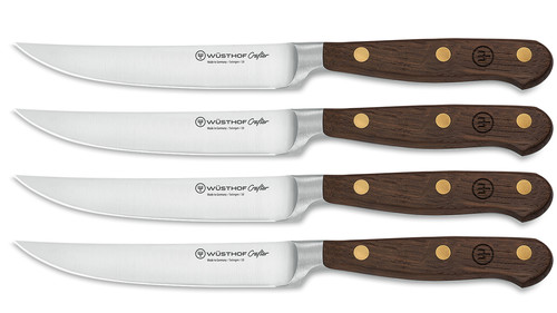 Coffret de 4 couteaux &agrave; steak 12 cm CRAFTER