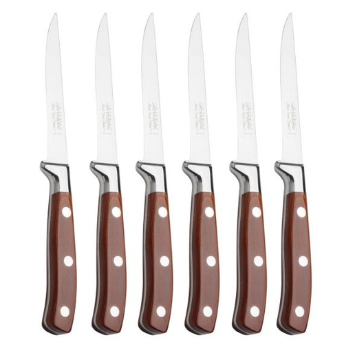 Coffret de 6 couteaux à steak CHATEAUBRIAND naturel