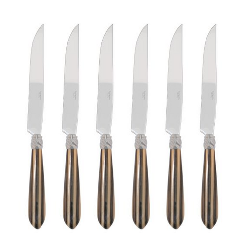 Coffret de 6 couteaux a steak DIANA PIERRE