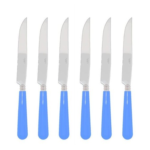 Coffret de 6 couteaux à steak NEWBRIDGE BLEU CIEL