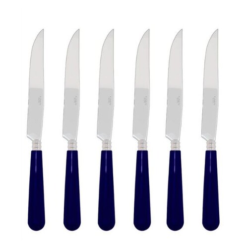 Coffret de 6 couteaux à steak NEWBRIDGE BLEU MARINE