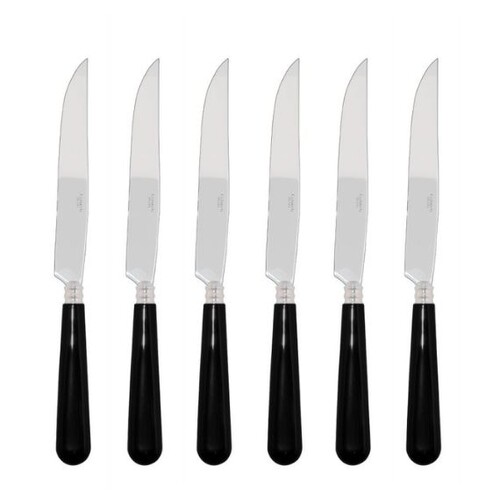 Coffret de 6 couteaux à steak NEWBRIDGE NOIR