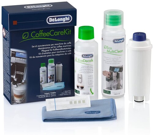 Coffret de nettoyage entretien pour machine Delonghi
