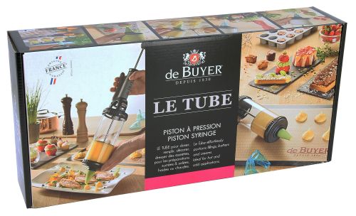 Coffret Le tube : Piston doseur à pâtisserie 75 cl pour des gâteaux parfaits !