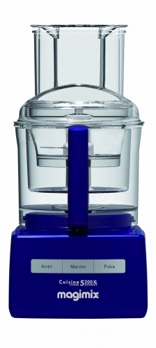 Coffret Premium Magimix Robot 5200 XL bleu nuit avec batteur, 2 éminceurs / râpe
