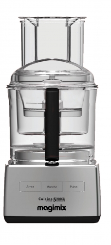 Coffret Premium Magimix Robot 5200 XL chrom&eacute; brillant avec batteur, 2 &eacute;minceurs/