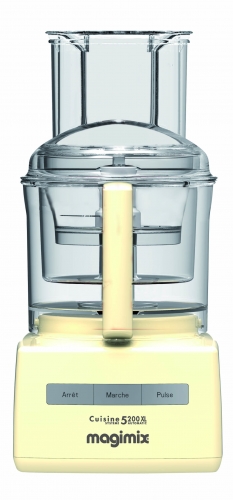 Coffret Premium Magimix Robot 5200 XL ivoire avec batteur, 2 &eacute;minceurs / r&acirc;peurs