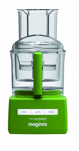 Coffret Premium Magimix Robot 5200 XL vert avec batteur, 2 éminceurs / râpeurs,