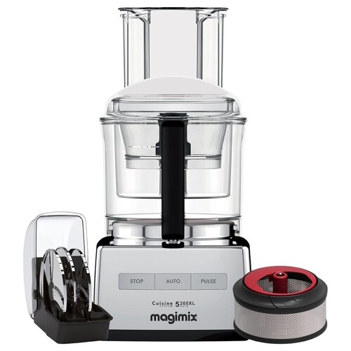 Coffret Premium Robot Multifonction 5200 XL Chrom&eacute; brillant avec 12 accessoires