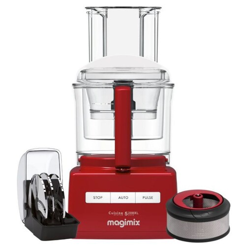 Coffret Premium Robot Multifonction 5200 XL rouge avec 12 accessoires