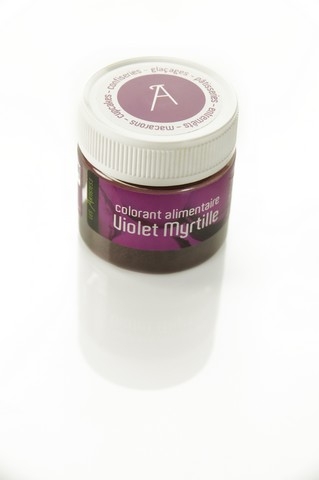 Colorant alimentaire de synth&egrave;se Violet Myrtille 10 g