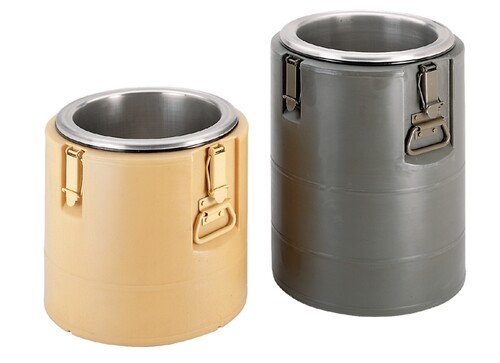 Conteneur isotherme alimentaire cylindrique sans couvercle