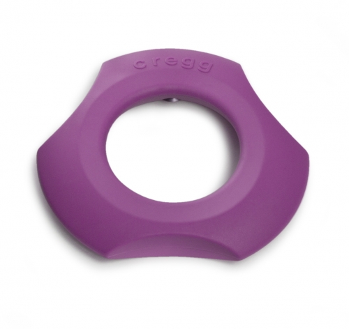 Coupe oeuf, coquetier, rond de serviette Cregg mauve