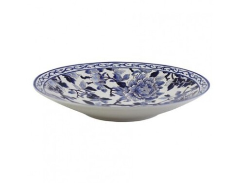 Coupe Trévise Petit Modèle Pivoines Bleues