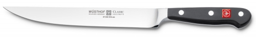 Couteau &agrave; d&eacute;couper 20 cm noir W&uuml;sthof Classic