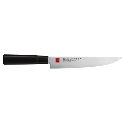 Couteau à Découper Kasumi Tora 20 cm - Manche Honoki Noir