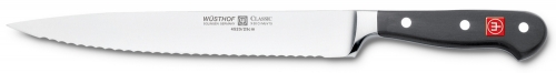 Couteau à jambon dentelé 23 cm Wüsthof Classic