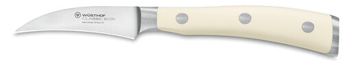 Couteau à légumes bec d\'oiseau Classic Ikon blanc 7 cm