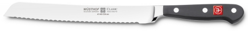 Couteau à pain 20 cm noir Wüsthof Classic