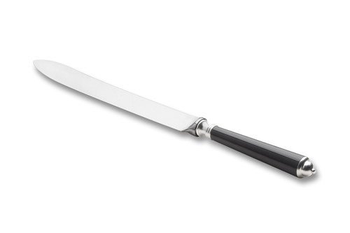 Couteau à pain Séville noir haut forgé inox