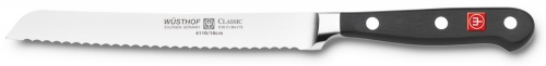 Couteau à saucisson (rosette) 16 cm noir Wüsthof Classic