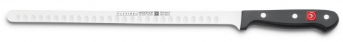 Couteau &agrave; saumon lame alv&eacute;ol&eacute;e