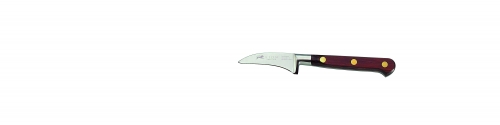 Couteau bec oiseau 6 cm  forg&eacute; palissandre