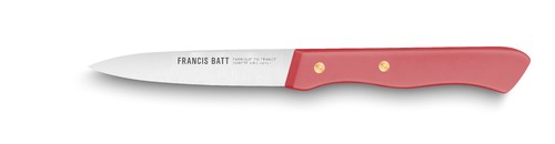 Couteau d\'office droit rouge 8 cm FB