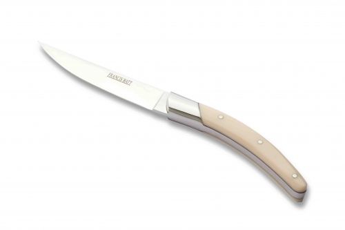Couteau de table sty'lver forgé  ivoire véritable