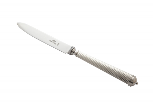 Couteau dessert CABLE haut argentée