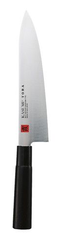 Couteau du chef 20 cm Kasumi Tora - manche Honoki noir