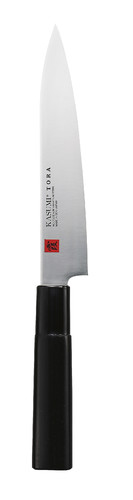 Couteau Kasumi Tora Utility 15 cm  - manche Honoki noir