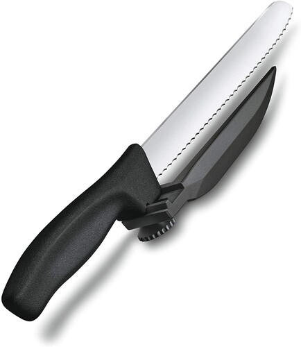 Couteau magique suisse droitier avec guide de découpe