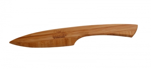 Couteau "Mini Chef" 13 cm manche et lame en bambou