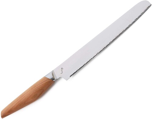 Couteau Pain/rôtis 21 cm KASANE manche bois de cerisier sauvage