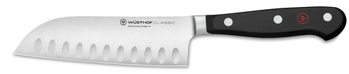 Couteau Santoku lame alv&eacute;ol&eacute;e Classic 14 cm