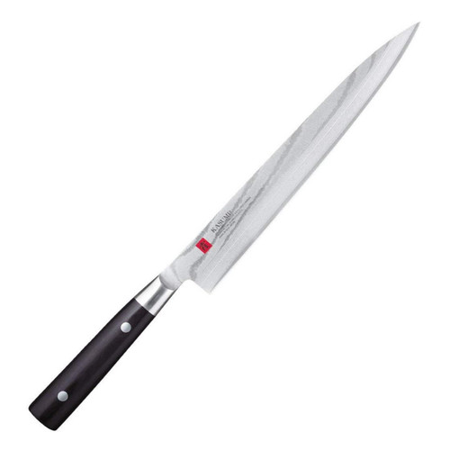 Couteau Sashimi 24 cm Kasumi standard manche cerisier résine durcie