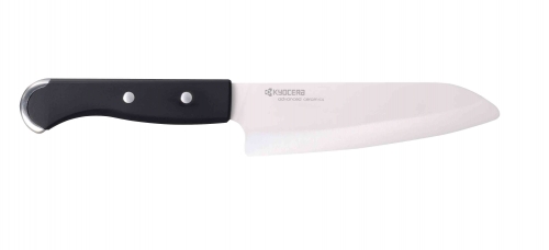 Couteau  trancheur 17 cm manche professionnel 'luxe', lame blanche