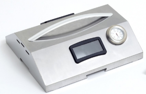 Couvercle inox amovible "&agrave; l'&eacute;touff&eacute;e" pour planchas Roller Grill 40 cm