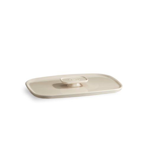 Couvercle pour plat Ultime en céramique 30x22 cm Blanc Argile