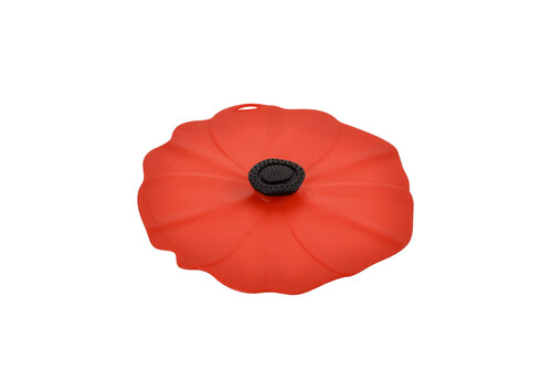 Couvercle silicone rouge Ø 22,5 cm Coquelicot
