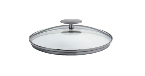 Couvercle verre 36 cm platine