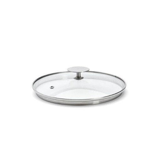 Couvercle verre pontet inox cerclage profond alchimy ø20cm